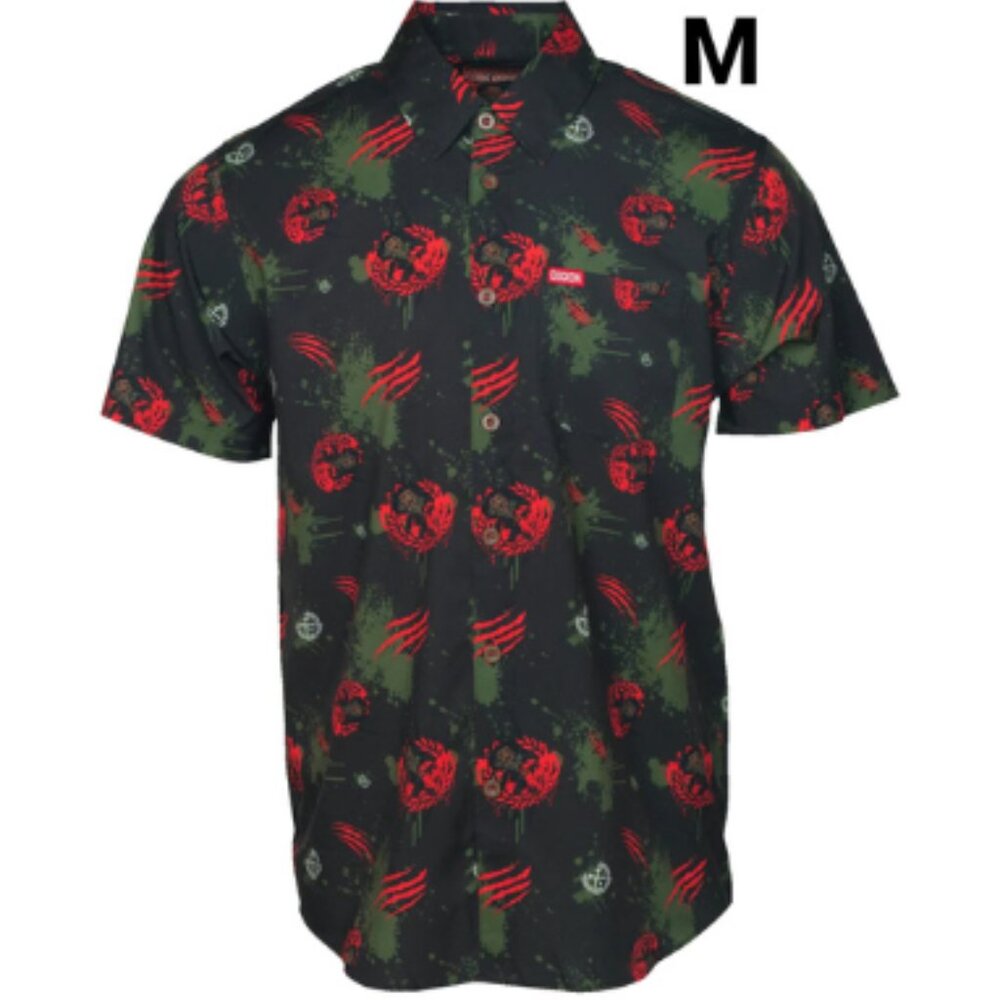 Dixxon Flannel NIGHTMARE Short Sleeve Party Shirt - Men's M